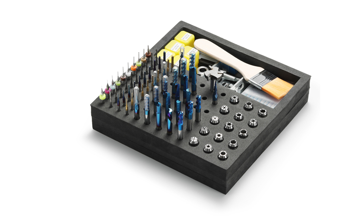 EVA Milling Bits Storage Tray with 85 Holes