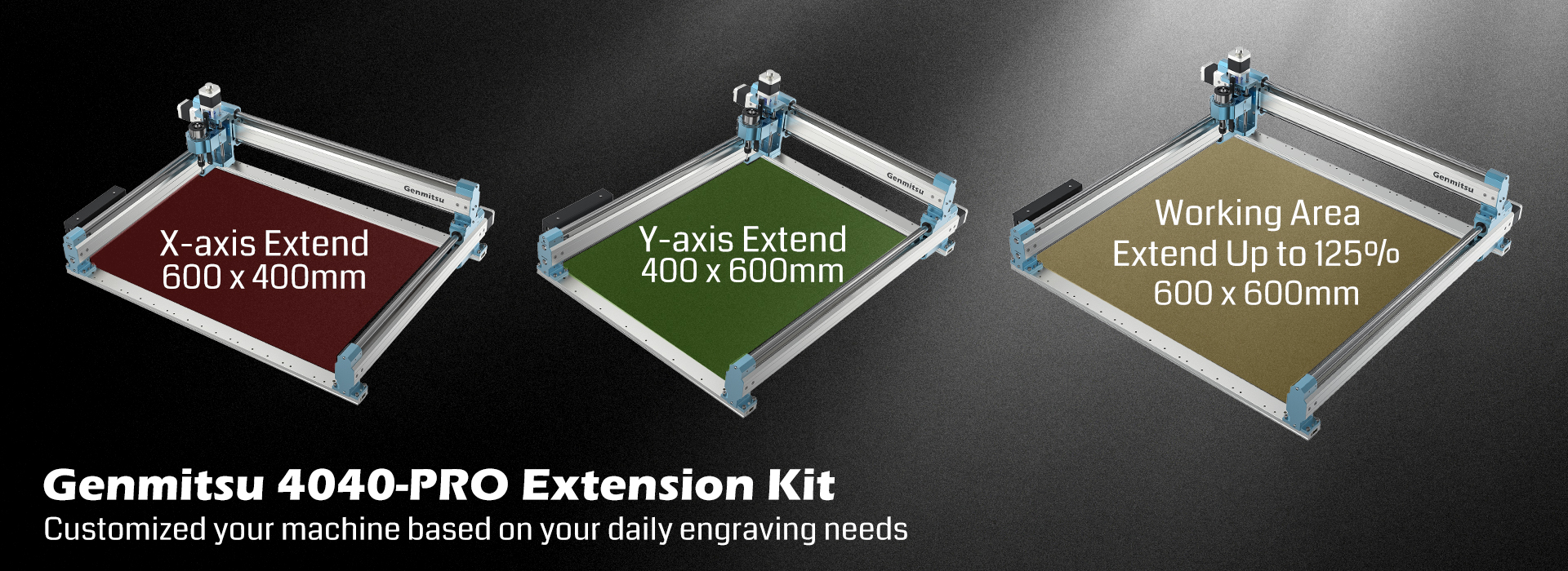 Genmitsu 6060 Extension Kit For 4040-PRO CNC Router | SainSmart