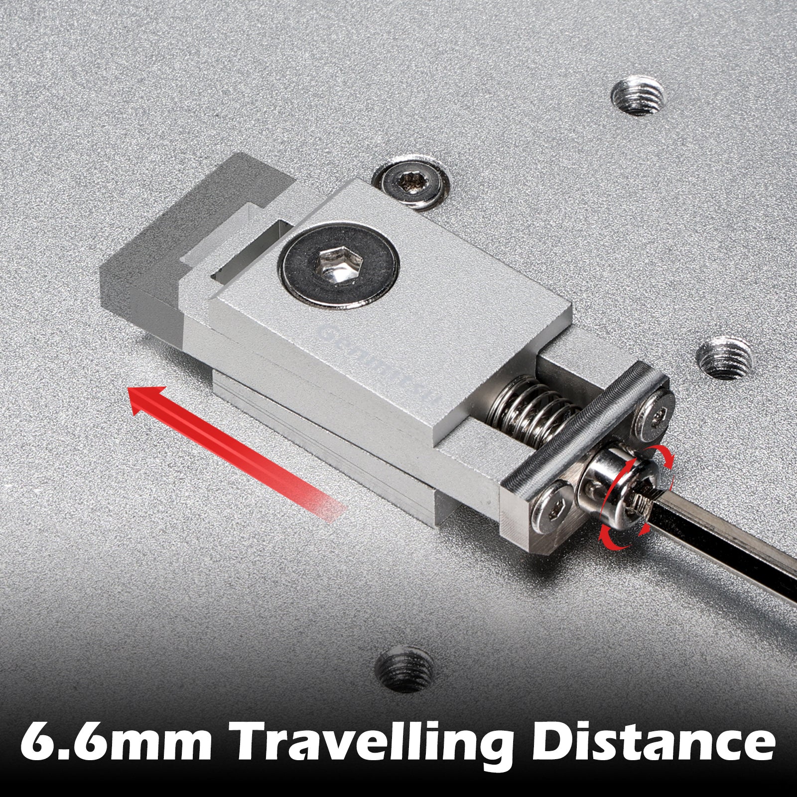 With a 6.6mm travel distance, these clamps can easily secure both large and small projects.
