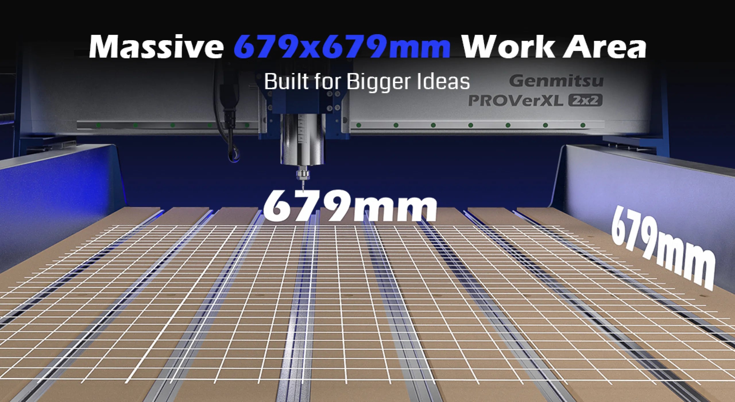 Genmitsu PROVerXL 2x2 CNC Machine | SainSmart