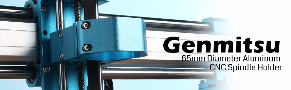 65-69mm Diameter Aluminum Spindle Holder Mount for 4040-PRO, 4040 Reno, 3020 PRO-MAX V2, 3030-PROVer MAX CNC Machine