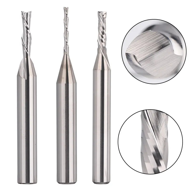 Genmitsu 5pcs Down Cut & Compression Cut End Mills CNC Router Bits| SainSmart