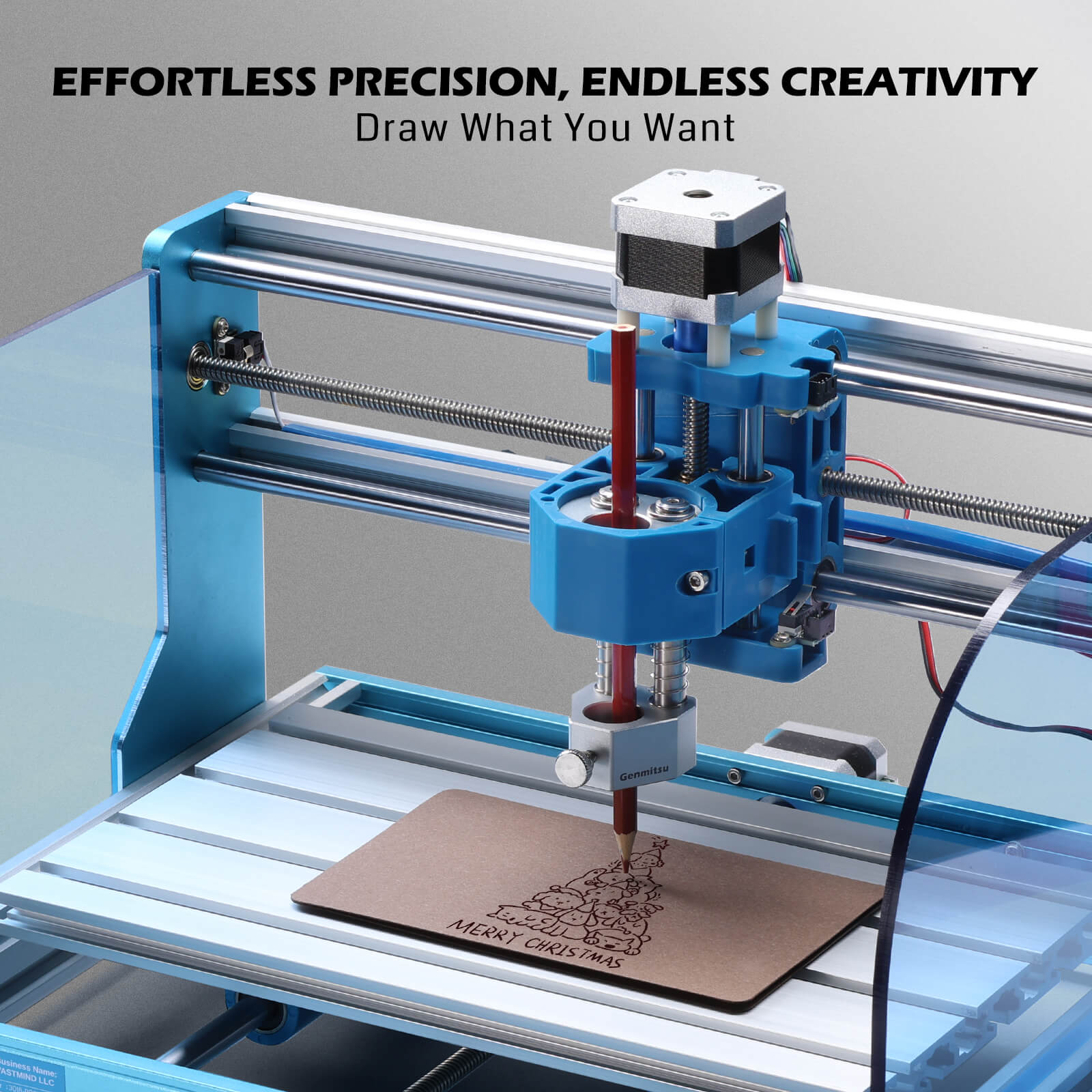 CNC Router Drawing Robot Tool, Plotter Handwriting Robot Module, Easily Transform CNC Into Writing Machine, Ideal For CNC Hobbyists & Creative Projects | SainSmart
