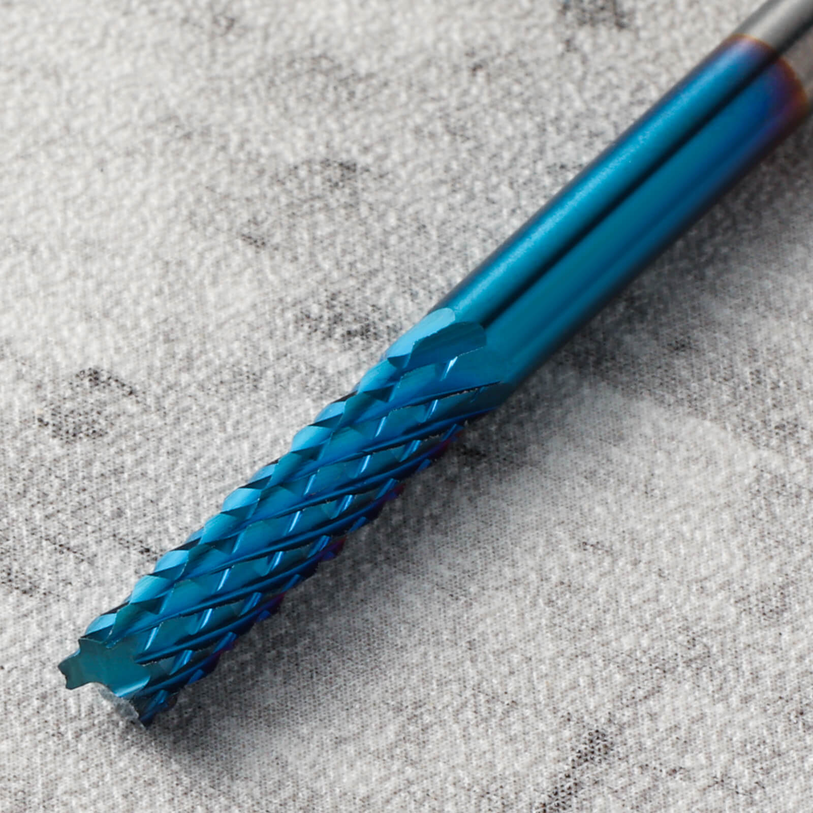 Nano Blue Coating Corn-shaped End Mills