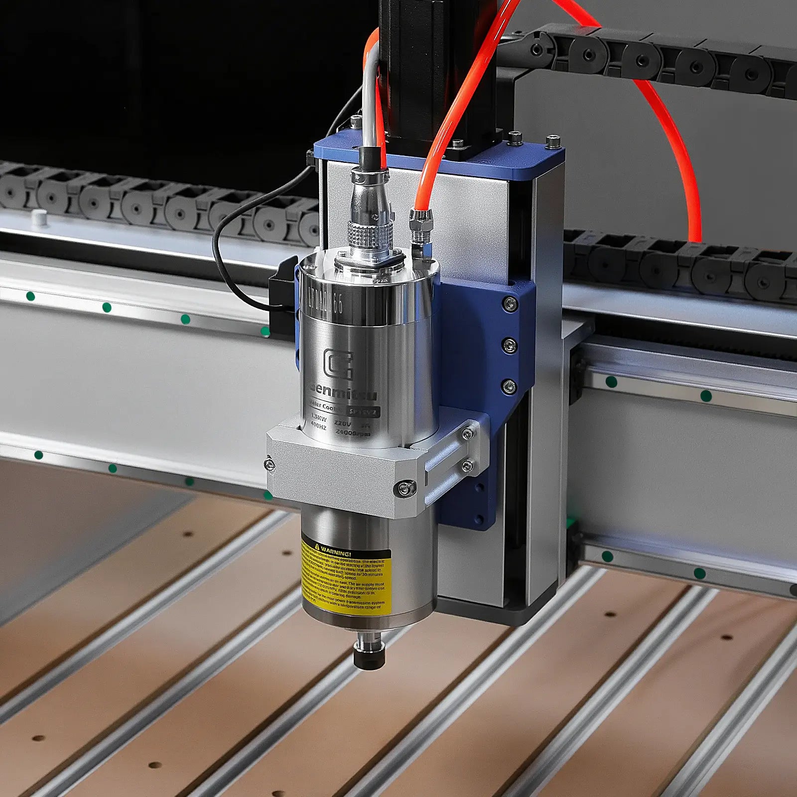 80mm Diameter Aluminum Spindle Motor Holder Mount for CNC Router Water-cooled Spindle of Genmitsu 4040-PRO MAX/3030-PROVer MAX/3030-PROVer Ultra CNC Machine | SainSmart