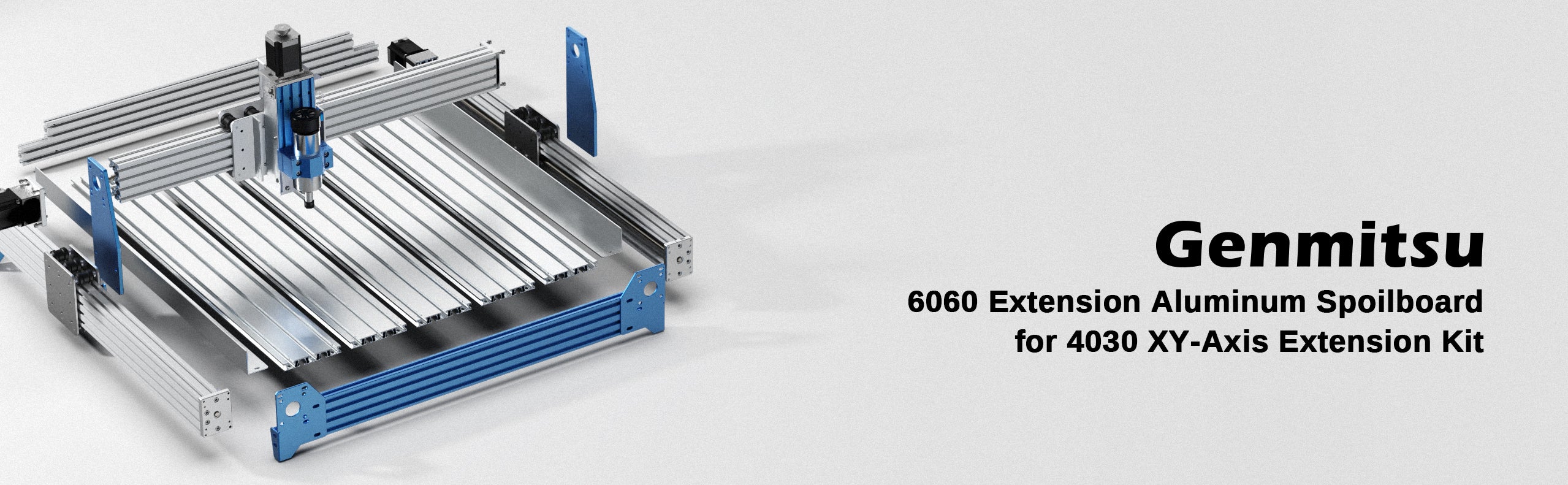 Genmitsu 6060 T-Slot Table Aluminum Spoilboard with Dust Baffle for PROVerXL 4030 XY-Axis Extension Kit | SainSmart