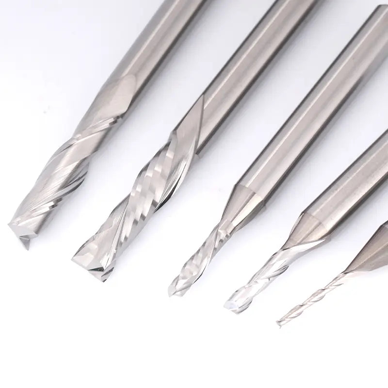 Genmitsu 5pcs Up Cut & Compression Cut End Mills CNC Router Bits